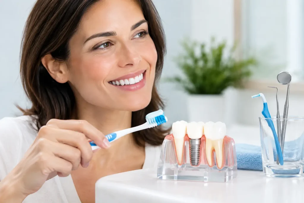 Cómo cuidar implantes dentales y mantenerlos perfectos